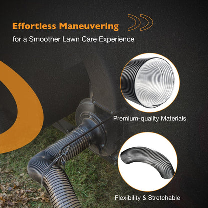 41882 Lawn Vacuum Hose 6"x84" w/ Clamps Fit Agri-Fab Mow-N-Vacs 69860 Clear Hose