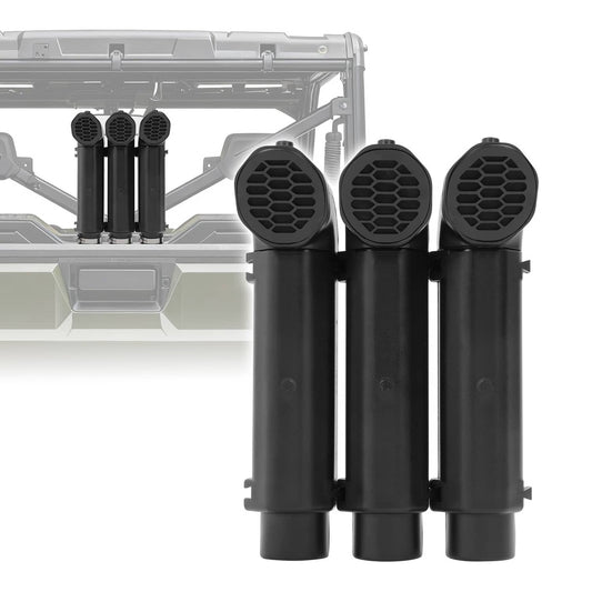 Solid Spare For Polaris Snorkel Kit 2022 2023 Ranger SP 570 Clamp on ABS+PVC Black Painted