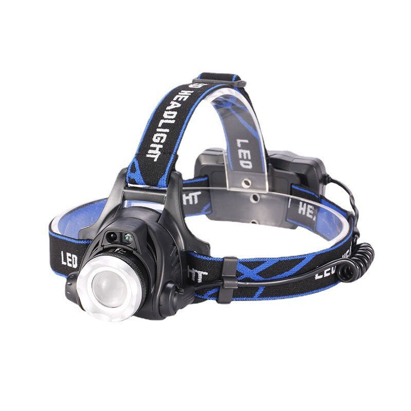 LED Headlamp Rechargeable Headlight Zoomable Head Torch Lamp Flashlight