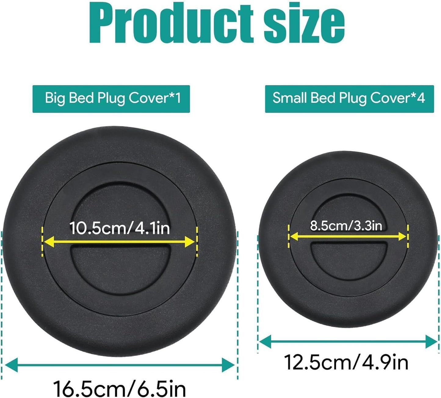 Wheel/Gooseneck Bed Plug Cover Kit Mopar Fit For 2014-2019 Ram 2500 3500 5th New