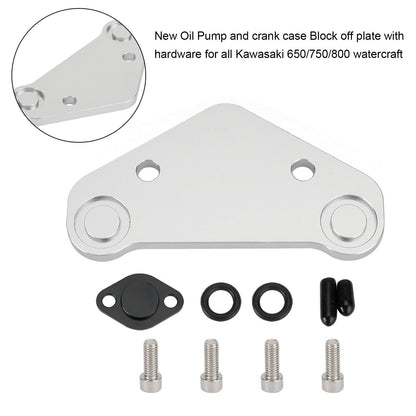 Crankcase Oil Plate Cover Cap Drain for Kawasaki 650/750SX, X2, SS, ST 1986-2002