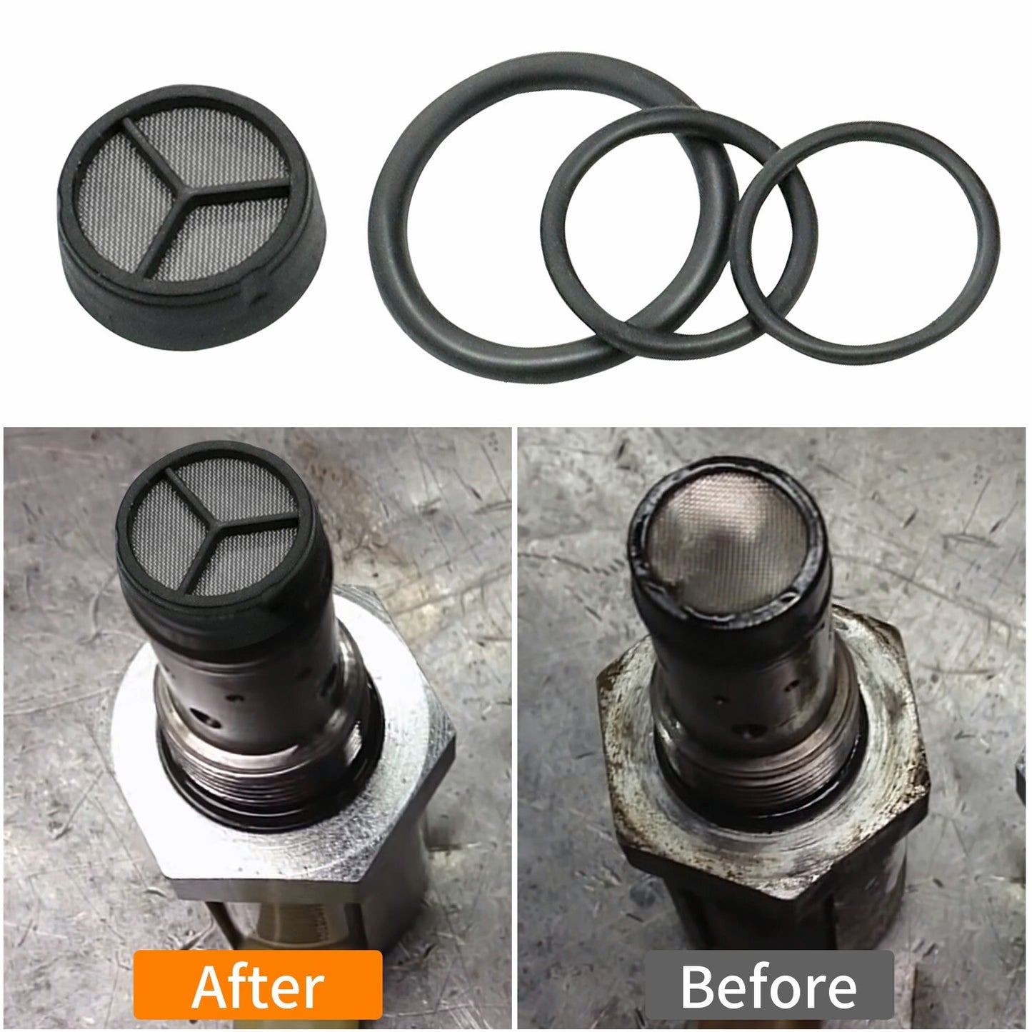 IPR Valve Socket Air Test Fitting & Fuel Rail Adapter for 6.0L Ford Powerstroke