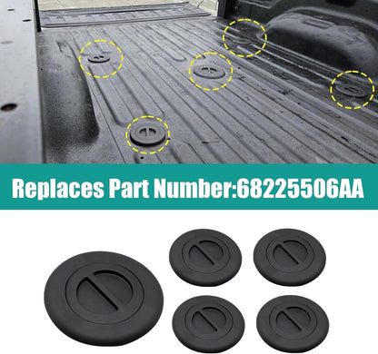Wheel/Gooseneck Bed Plug Cover Kit Mopar Fit For 2014-2019 Ram 2500 3500 5th New