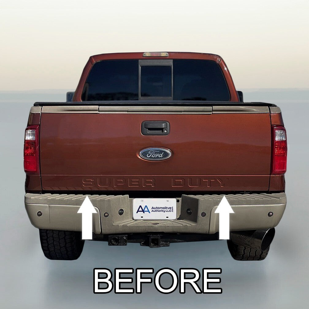 CHROME TAILGATE TRIM MOLDING KIT For FORD F250 SUPER DUTY