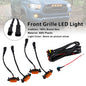 Yellow Lens Amber Light Front Grille LED Light Kit Fit Toyota Tacoma 2016-2023