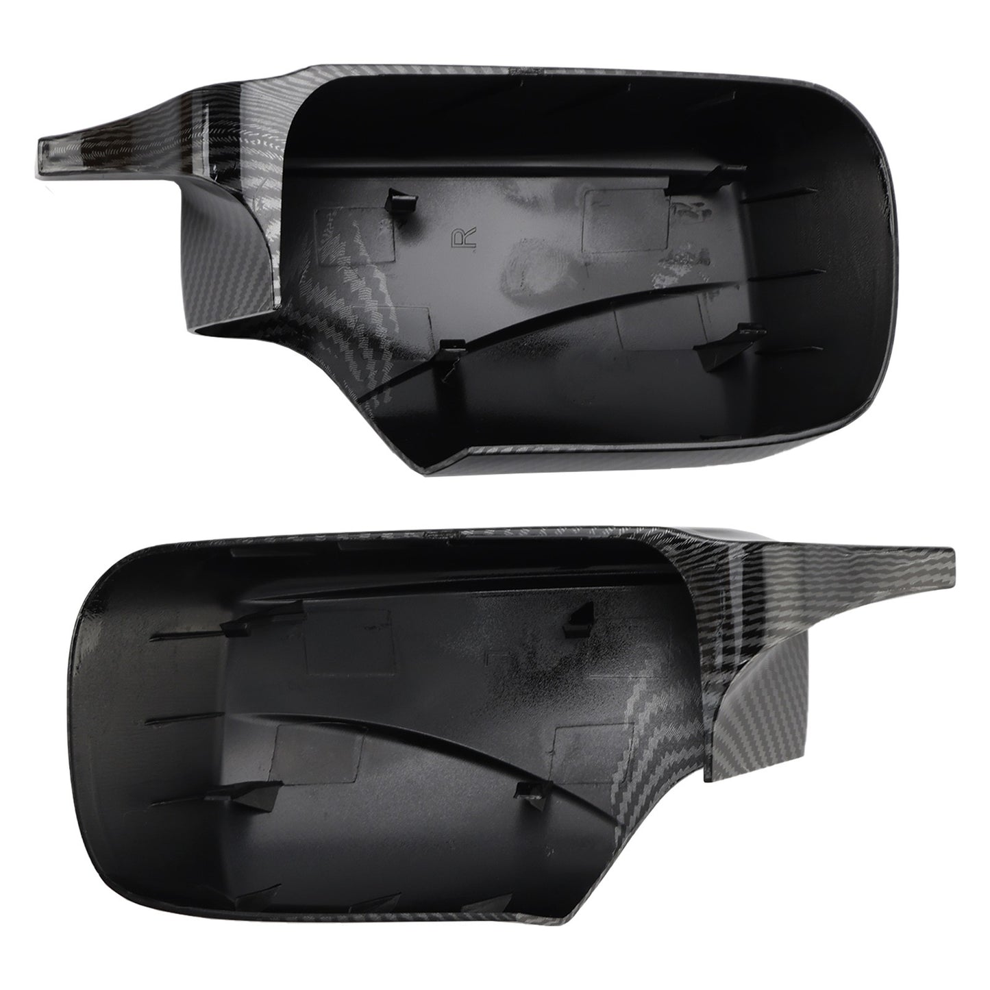 2x M Style Wing Car Side Mirror Cover Caps for BMW E46 Sedan E39 4DR 1998-2005