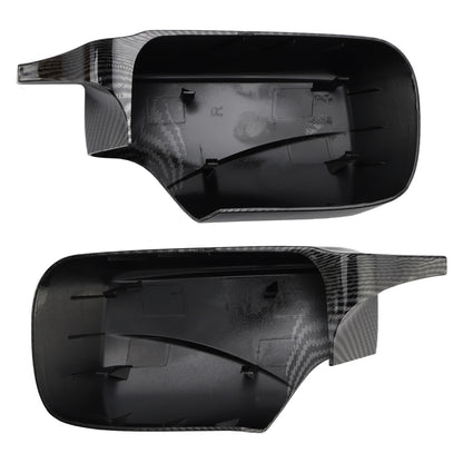 2x M Style Wing Car Side Mirror Cover Caps for BMW E46 Sedan E39 4DR 1998-2005