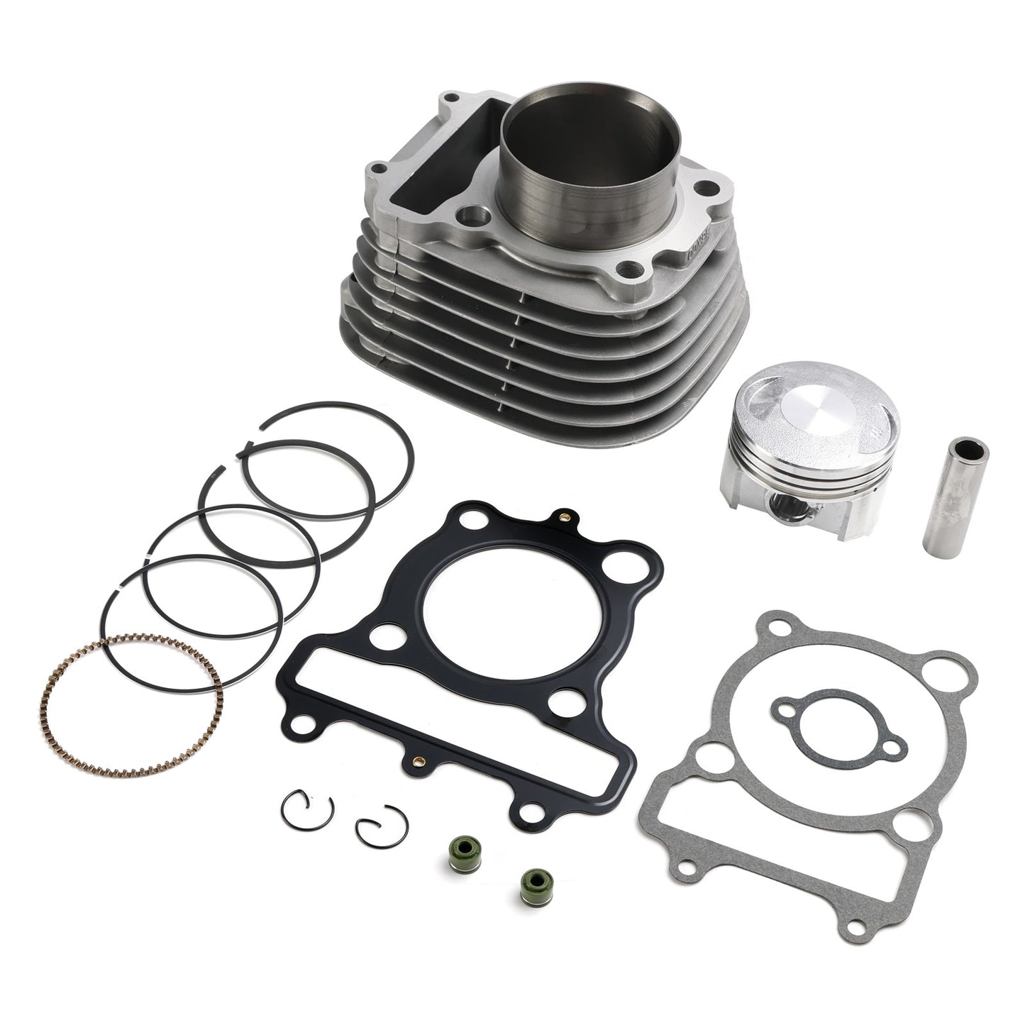 67mm Cylinder Jug Piston Kit For Yamaha YTM200 Tri-Moto Yamahauler 200 1983-1985