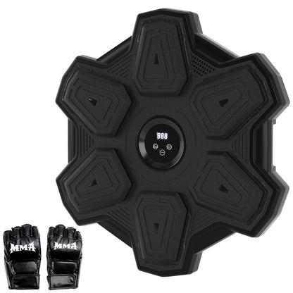 Colorful LED Music Punching Machine with Gloves – Bluetooth Boxing Trainer