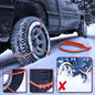 20pcs Winter Anti-skid Chains for Car Snow Mud Wheel Tyre Thickened Tire Tendon