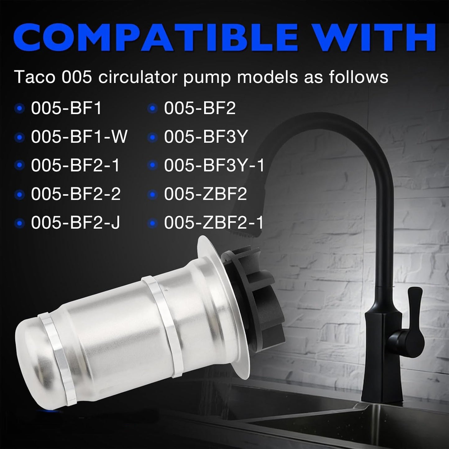 005-020RP Circulator Pump Cartridge Assembly Replacement For Taco 005 006 Series