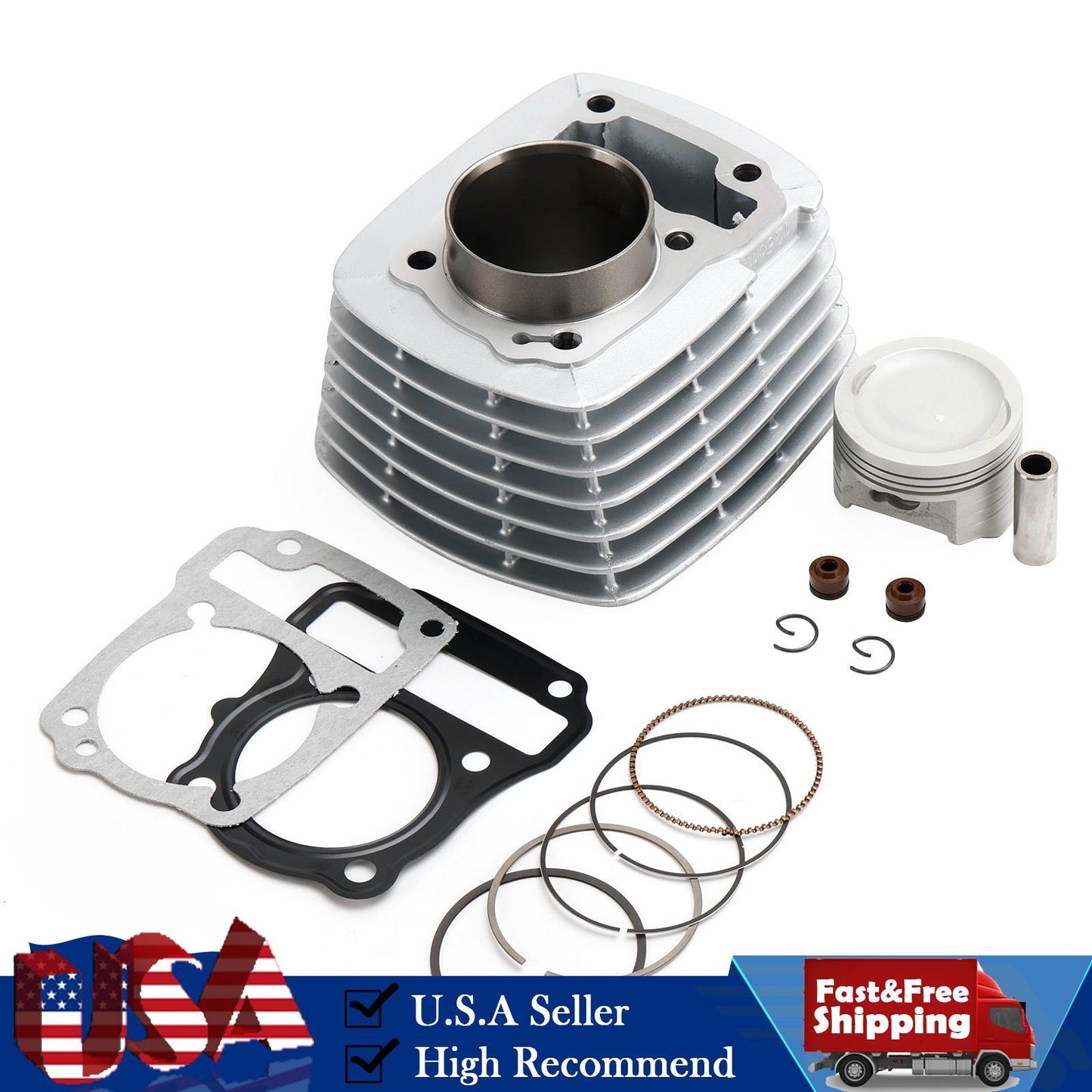 Cylinder Piston Top End Kit for Honda CRF 125 F FB CRF125 Big Wheel 2014-2023