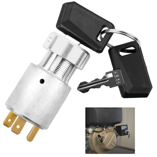 Solid Spare ED0050412740-S Ignition Switch w/ Keys Fits Kohler Diesel Lombardini Engines