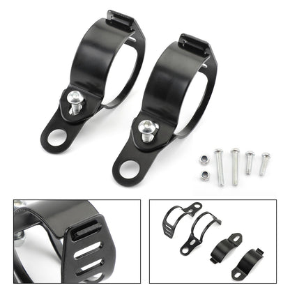 41mm-51mm Motorcycle Fork Clamp Headlight Turn Signal Light-Mount Holder Bracket