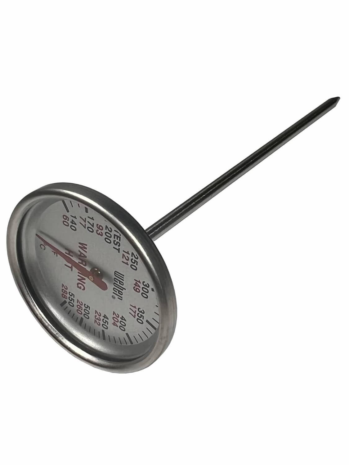 Solid Spare Weber Gas Grill Replacement Dual Purpose Thermometer 62538
