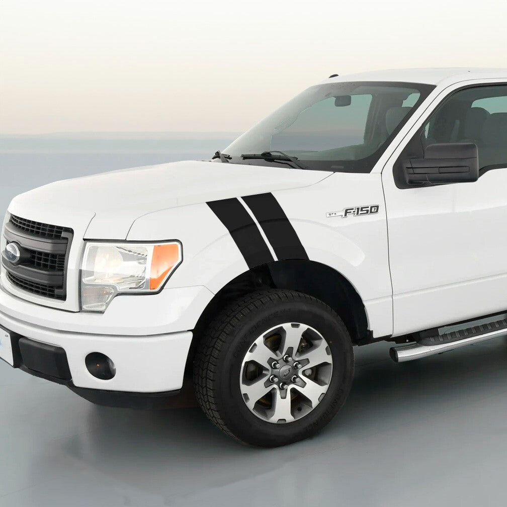 4" Fender Stripe Hash Mark Decal Vinyl Sticker Kit For Ford Pickup F-150 F150