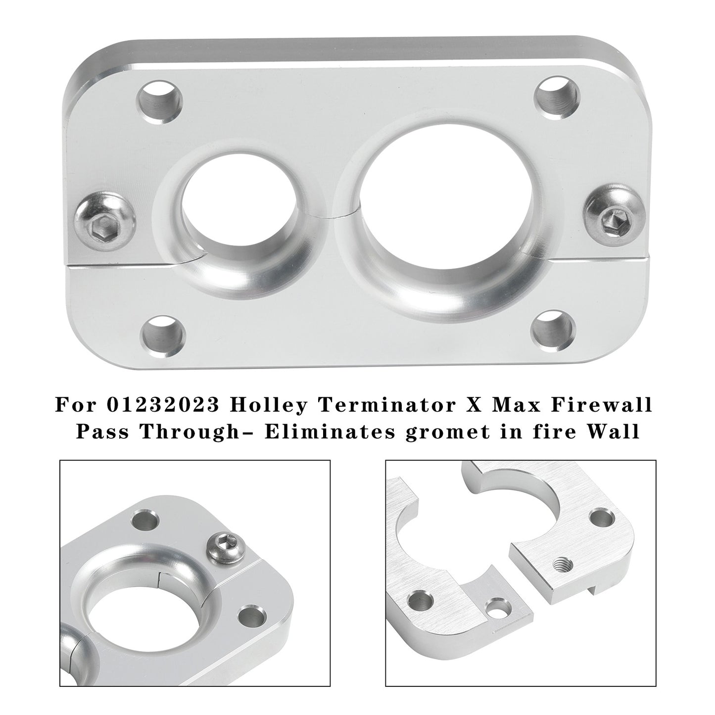Terminator Firewall Pass Through- Eliminates Gromet 01232023 For Holley