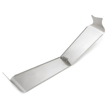 Flat Top Silvery Drop Visor For Peterbilt 377 378 379 335 386 388 389