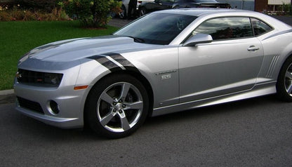 3" Dual Fender Stripe Hash Mark Stripe Decal Graphic Kit For Chevy Camaro