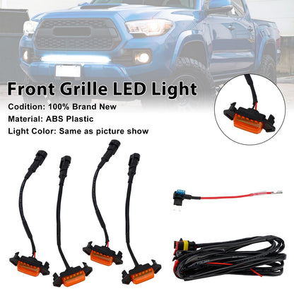4PCS/Set LED Lights For Front Bumper Grille Tacoma 2016-2023 PT228-35170 2022