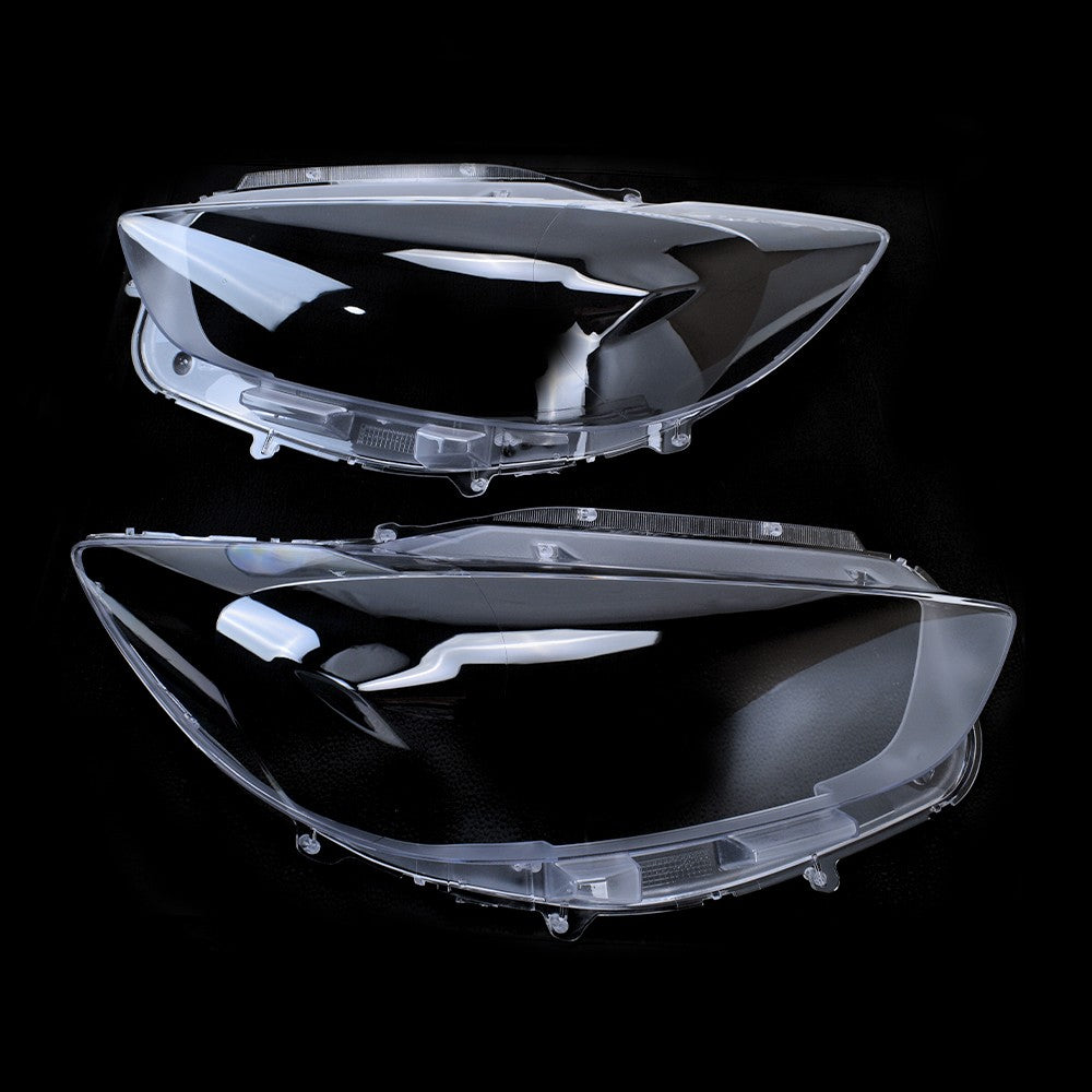 For Mazda CX-5 2013-2015 2Pc Car Front Left Right Headlight Lens Cover PC Clear