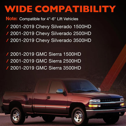 2 Pcs Sway Bar End Links 4-6" For 99-19 Chevy GMC 1500HD 2500HD 3500HD KRSWEL46