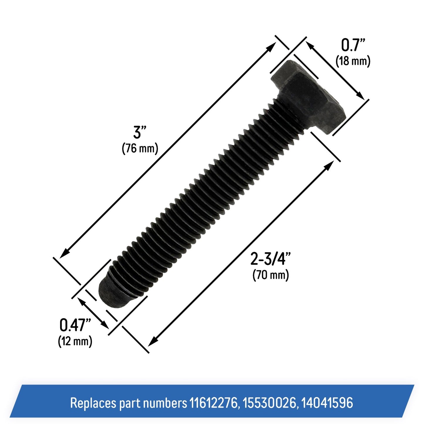 Torsion Bar Adjuster Bolts for Silverado Suburban Tahoe Sierra Escalade 11612276