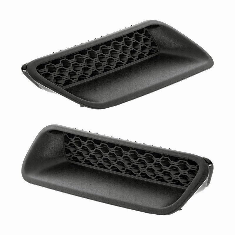 Left + Right Side Hood Bezel Replace For 2010-2019 Dodge Ram 1500 Classic Design