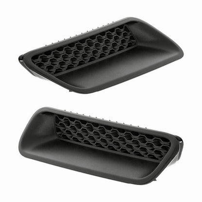 Left + Right Side Hood Bezel Replace For 2010-2019 Dodge Ram 1500 Classic Design
