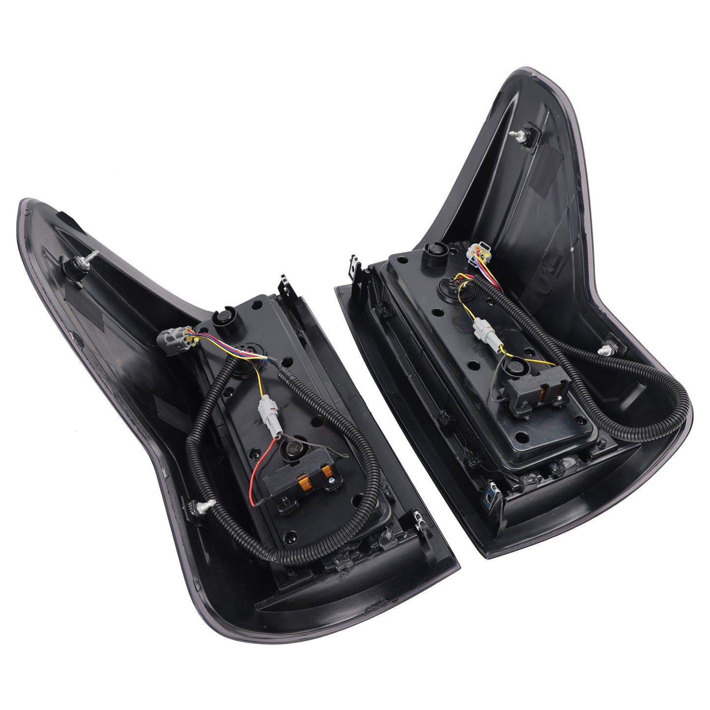 Left+Right LED Tail Lights For Toyota Tundra 2007-2013 Black Housing Smoked Lens
