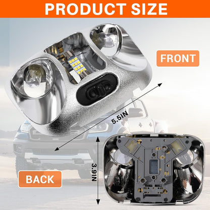 F37Z-13776-B LED Interior Overhead Ceiling Roof Dome Light Lamp For Ranger 93-04