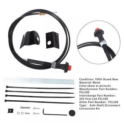 Axle Shaft Disconnect Conversion Kit PSL500 For S10 S15 Blazer 4WD  1983-1994