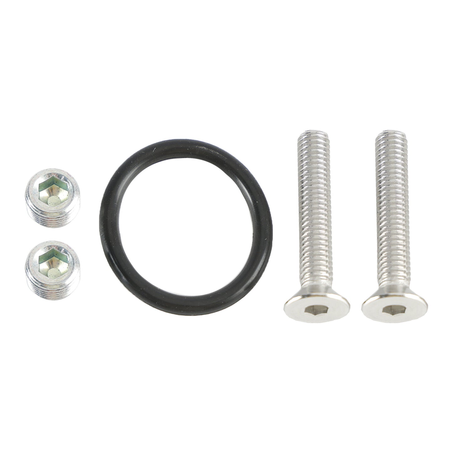 Billet LS Twin Turbo Dual 90 degree 1/8" NPT Oil Feed Line Adapter Plate