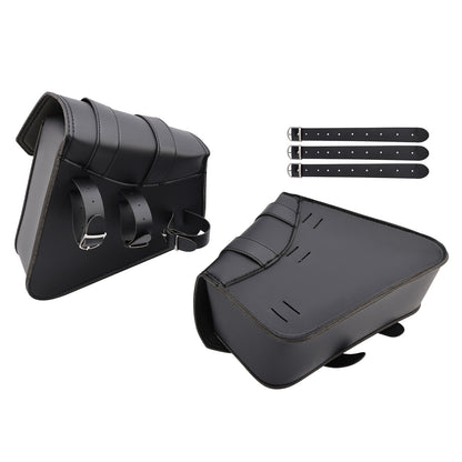 Side Tail Bag Saddlebag Color Matching Luggage Black 21L For Scooter Motorcycle