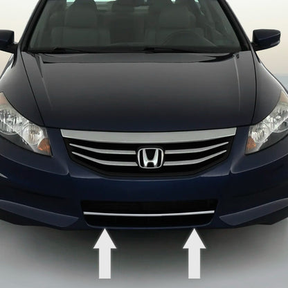 CHROME FRONT BUMPER GRILLE TRIM MOLDING For HONDA ACCORD 11-12