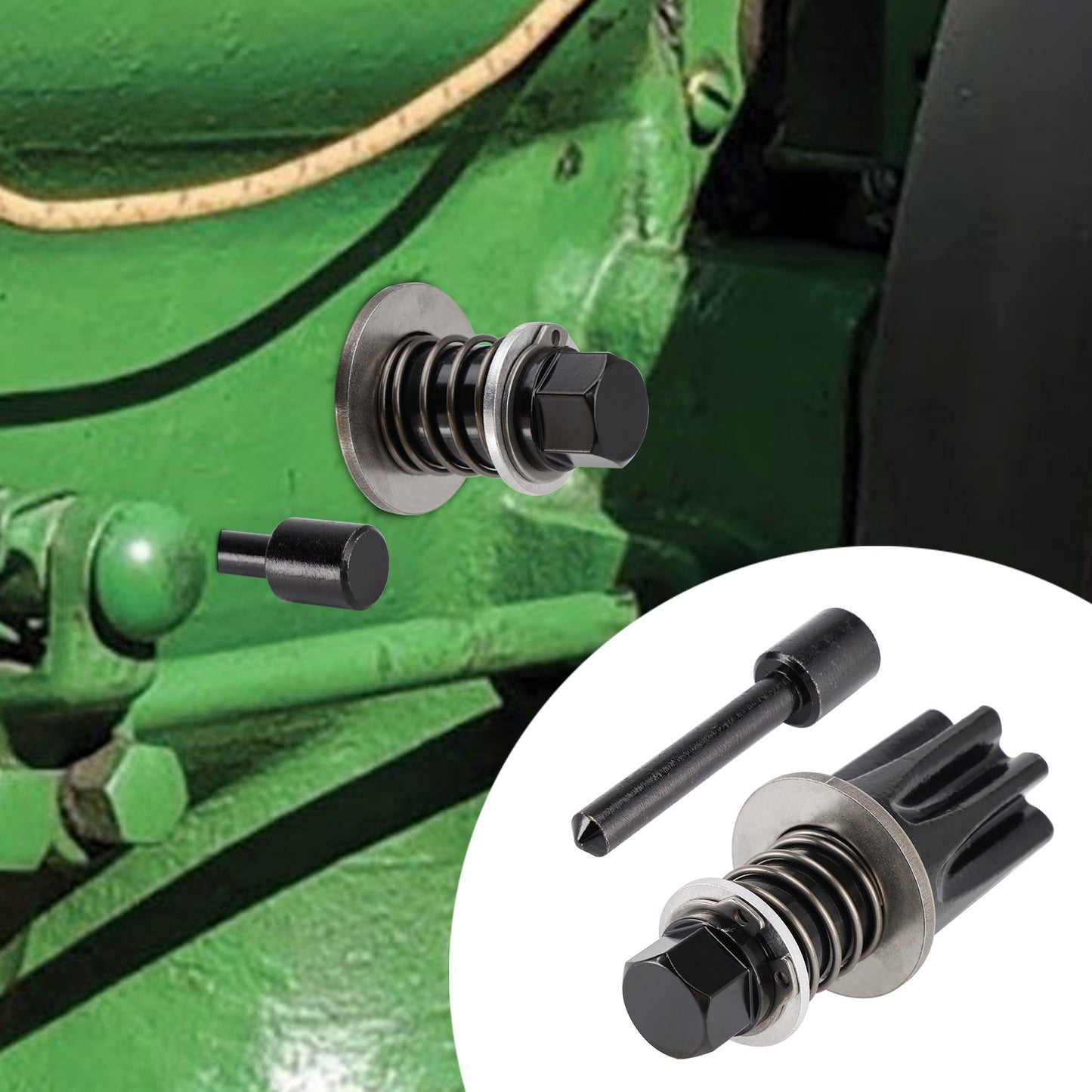 Engine Turning Tool And Timing Set For John Deere JDE81-1 JDE81-4 Metal