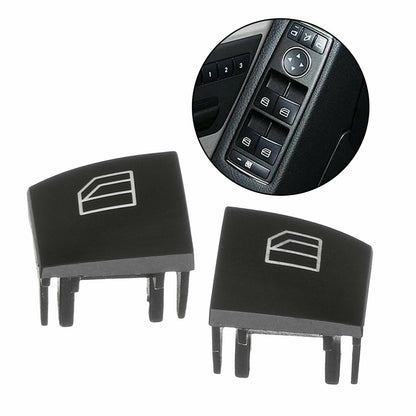 2X Driver Window Switch Repair Button Cap For Mercedes ML GL R W164 W251 X164