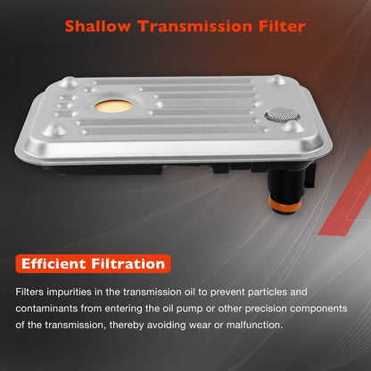 TF950 Transmission Oil Filter Set For 01-10 GMC Sierra Chevy Silverado 2500 HD