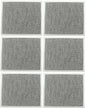 Solid Spare (6) RHF1109 Range Vent Hood Aluminum Filters for Broan, GE, and Jenn Air