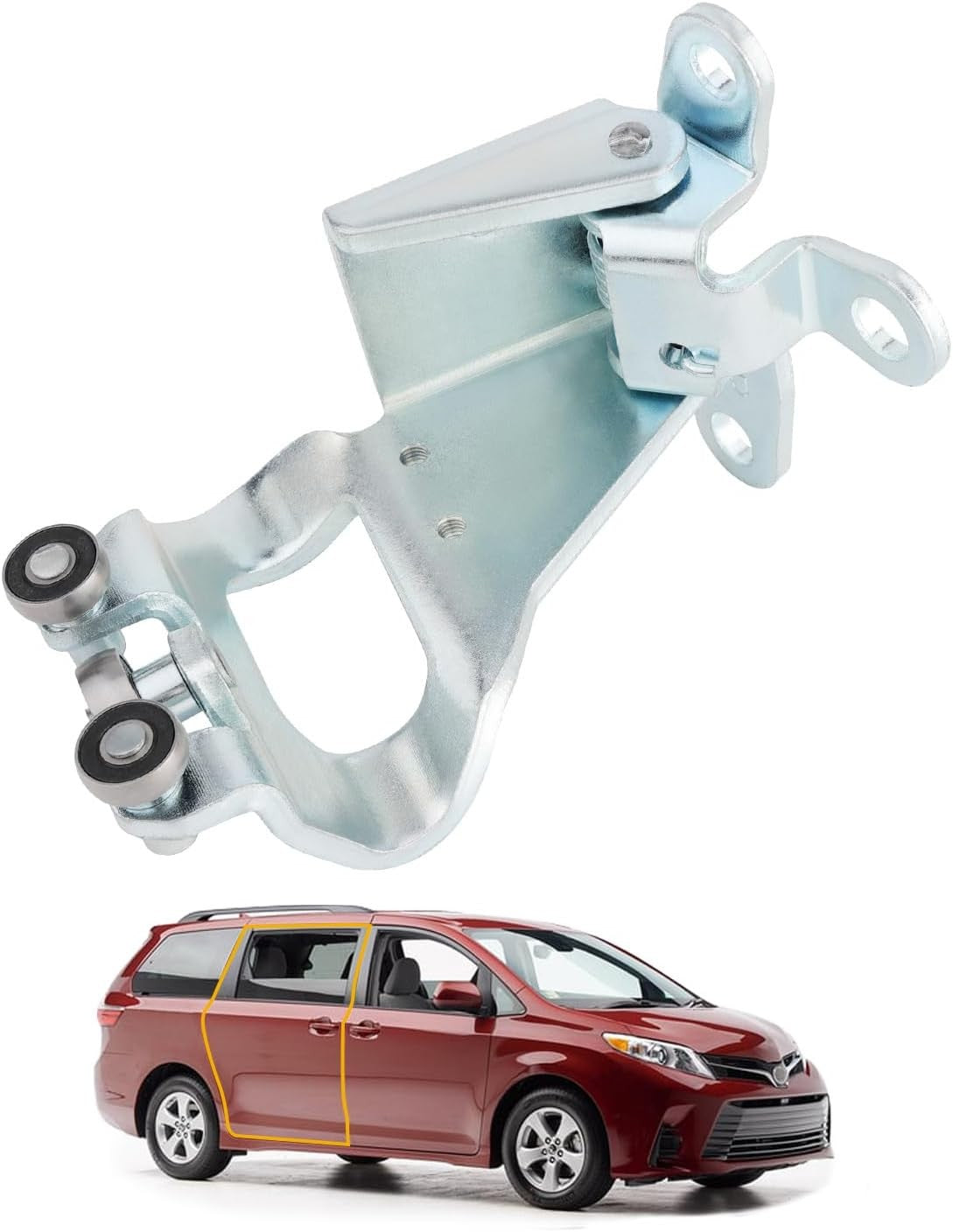 Right Passenger Side Slide Door Hinger & Roller Assy For 2011-2020 Toyota Sienna