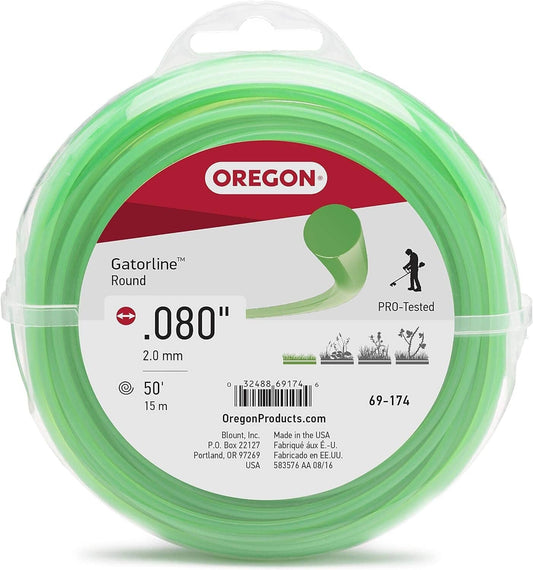 Solid Spare Oregon 69-174 Round Gatorline Trimmer Line, .080", 50'