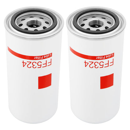 2X FF5324 Fuel Filters For Fleetguard Caterpillar CAT Freightliner C7 C9 Engine