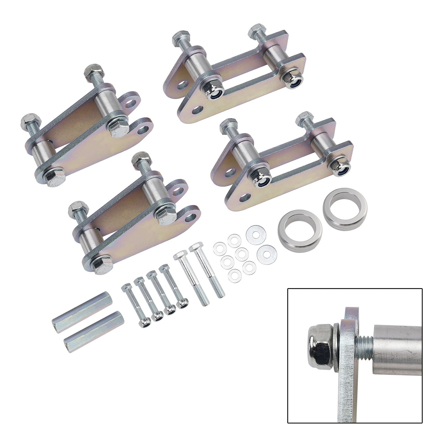 Front & Rear Lift Kit 3" Suspension For Polaris Ranger Xp 1000 Crew 2018-2025