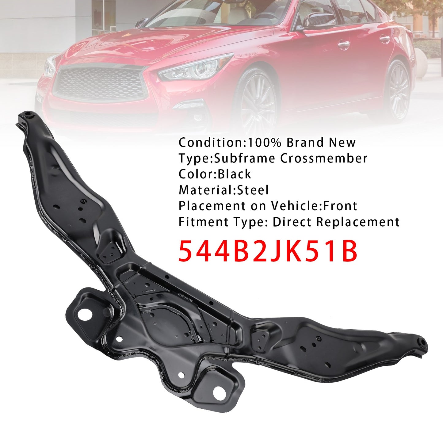 Front Crossmember Subframe Bracket For Infiniti Q50 2014-2020 544B2JK51B