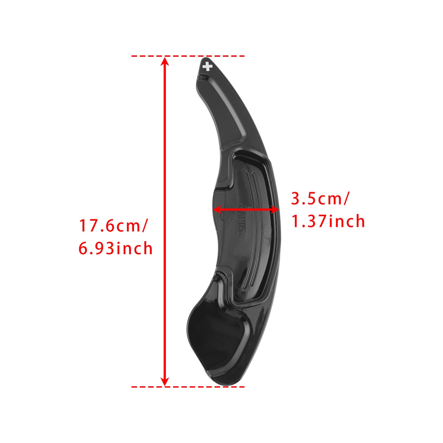 Steering Wheel Paddle Shifter Extensions For Acura RDX MDX CDX TLX 13-18 Black