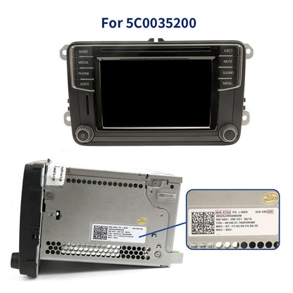 6.5" LCD Touch Screen Display For VW Skoda MIB STD2 684 200 TDO-WVGA0633F00045