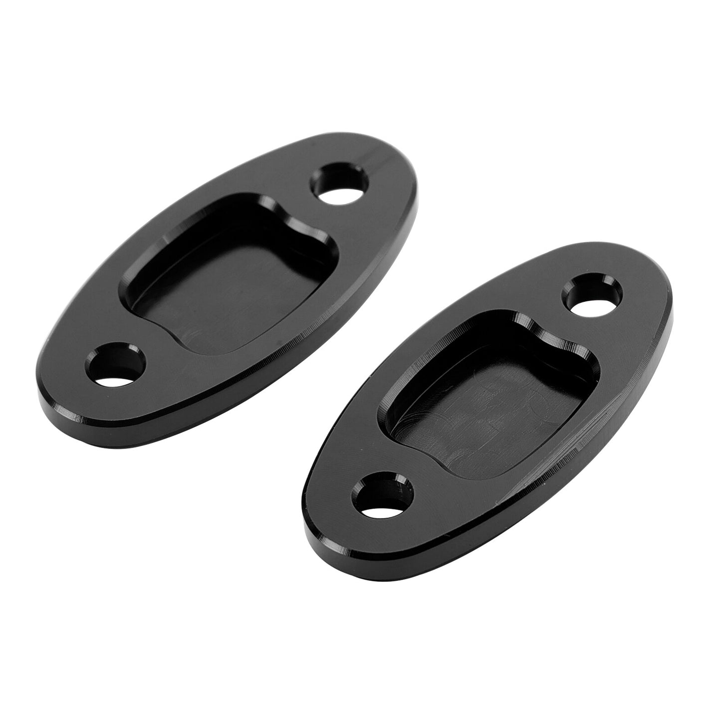 Black mirror delete blanking block off plates fits Honda CBR650R CBR650F 14-19