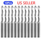 12Pcs Drywall Cut Out Bit 3/16" Guided Point Router Bits Rotary Tool Saw Bit