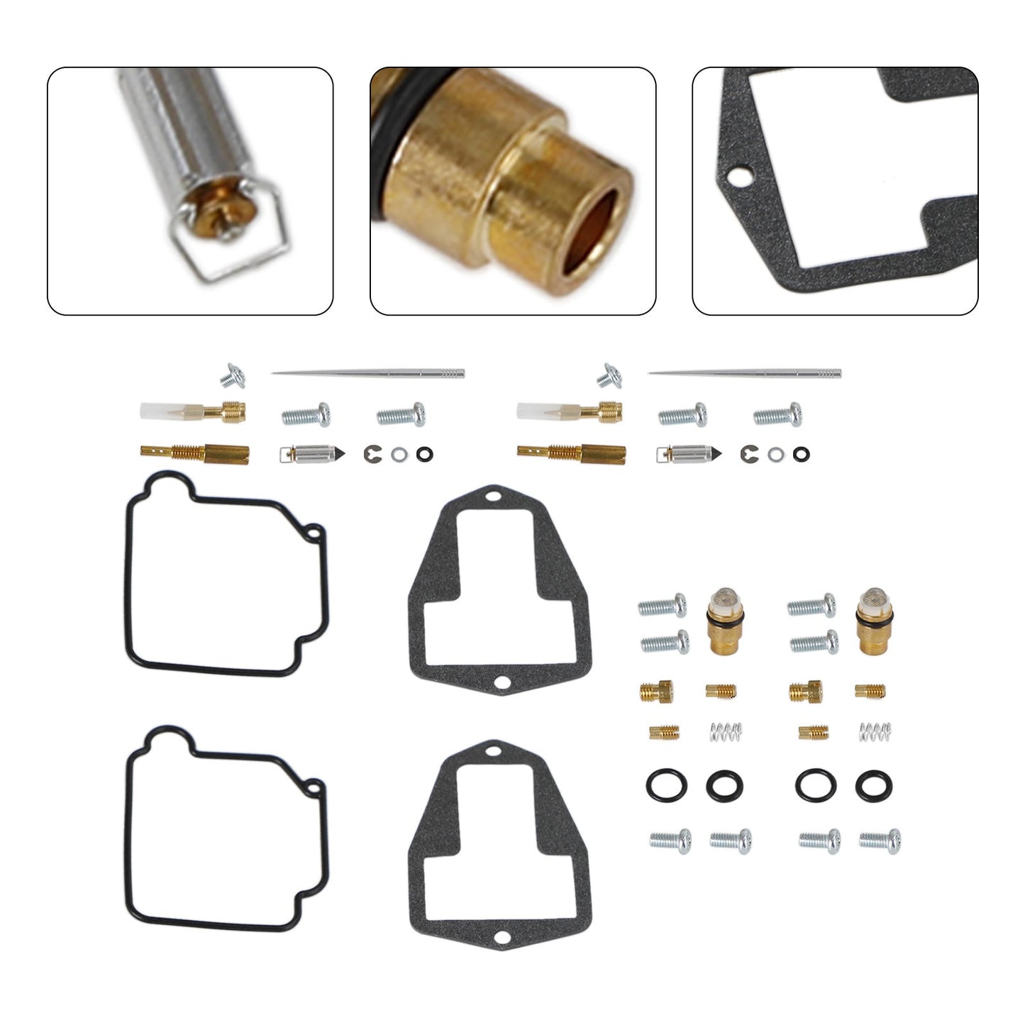 2X Carburetor Rebuild Repair Kit fit for Suzuki DR250 DR350