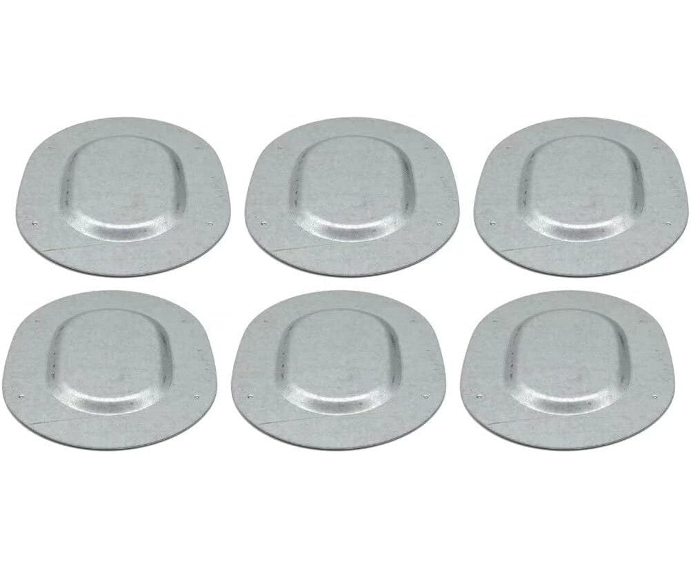 6x Trunk Floor Pan Oval Drain Plug Plate For A-body Chevelle GTO 442 GS 1967-72